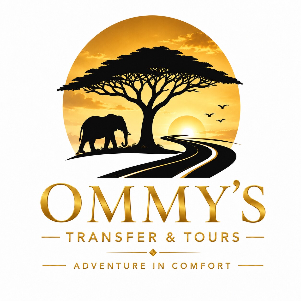 OMMY'S Transfer & Tours — Travel brand identity